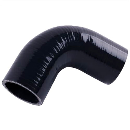 2" ID 90 Degree Elbow Silicone Coupler Reinforced Hose,4-Ply Turbo/Intercooler/Intake Piping Industrial Hydraulic (51mm) - size: 2 Inch
