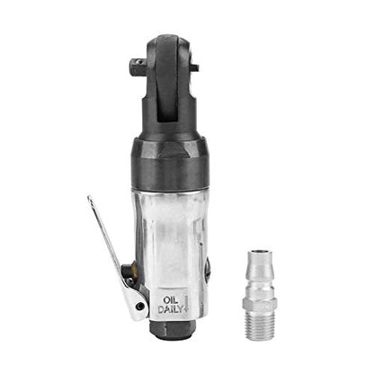 Air Ratchet Mini Palm Air Wrench Pneumatic Ratchet 1/4 or 3/8 Inch Composite Drive Straight Shank Air Ratchet Wrench(3/8")