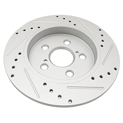 TRQ Performance Front and Rear Brake Pad and Rotor Set Ceramic Coated