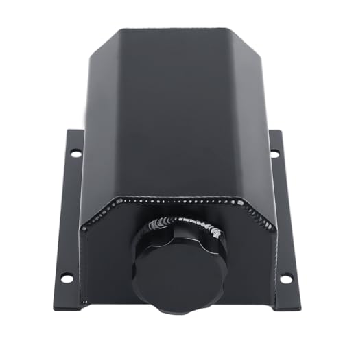 LokoCar Radiator Coolant Overflow Recover Tank 2L Universal Aluminum Black - color: Black, size: 2 Litres