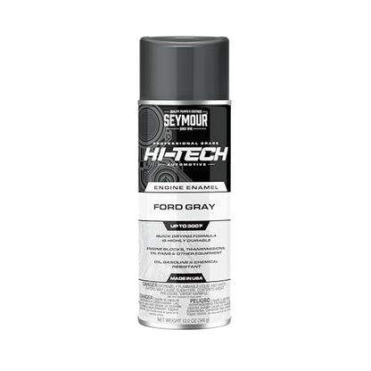 Seymour Paint EN-43 Hi-Tech Engine Spray Paint, Ford Gray 12 Ounce (Pack of 1) - color: Ford Gray