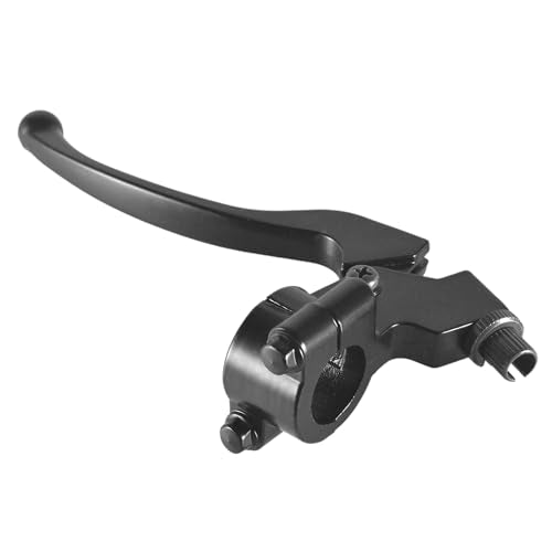 22mm 7/8" Left Brake Handle Clutch Lever Perch for Minibike parts Black - color: Black