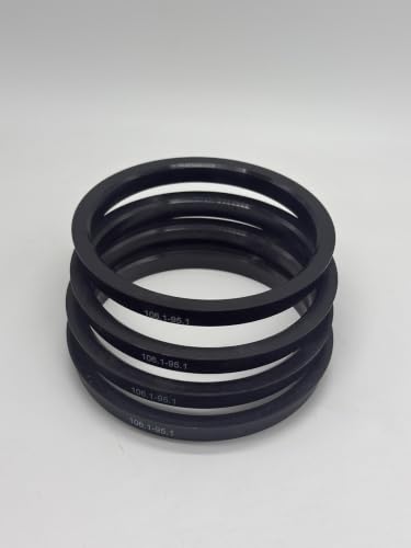 Hub Centric Rings Wheel Hub Rings for Aftermarket Wheels Reduces Vibration - Improve Wheel Fitment Pack of 4 (106.1-95.1) - size: 106.1-95.1