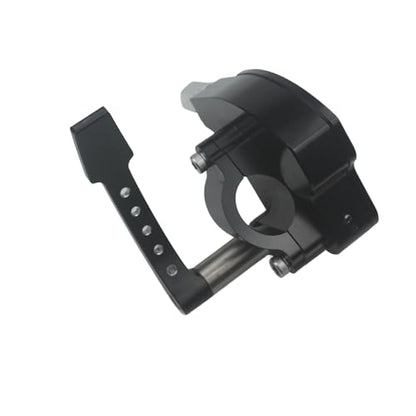 Motorcycle 7/8" 22mm CNC Billet Throttle Thumb Assembly Controller for TRX400EX TRX 250/450R ltr450 ltz400 Dirt Pit Bike ATV UTV (CNC-Black)