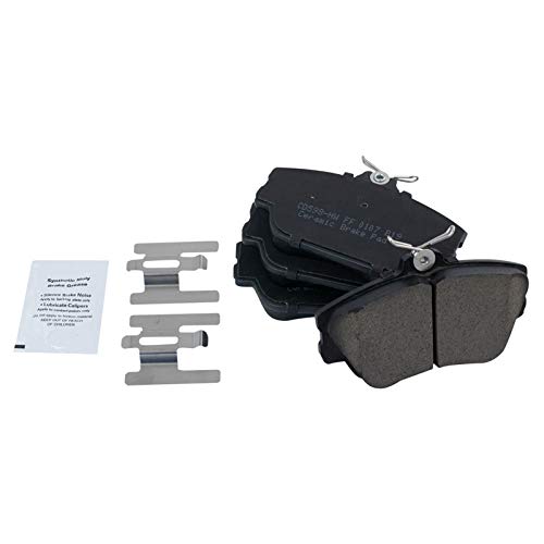 TRQ Front and Rear Brake Pad and Rotor Set Ceramic Vented Rotors - style: BKA11059
