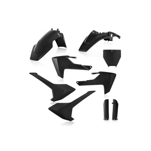 Acerbis Full Plastic Kit – Compatible with Husqvarna TC65 (17-23) – black - color: black