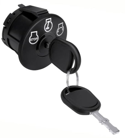 077-8076-00 Ignition Switch with 2 Keys, 3 Position 5 Terminal Key Switch, Replaces for Husqvarna 591070501 John Deere GY00191 MTD 725-04659, Fits All Bad Boy Zero Turn Mowers