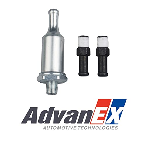 Universal Electric Fuel Pump 12V Heavy Duty Gas Diesel Inline 4.5-7PSI Metal Solid Petro Diesel Engine - size: EP12S(4.5-7 PSI)