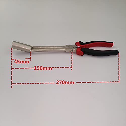 Car High Voltage Wire clamp Spark Plug Pliers Spark Plug Wire Removal Pliers High Voltage Cylinder Cable Removal Tool Silver