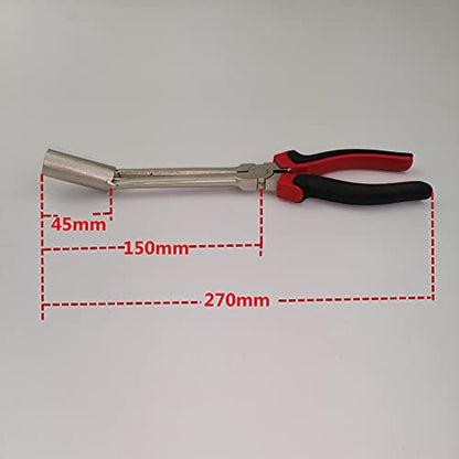 Car High Voltage Wire clamp Spark Plug Pliers Spark Plug Wire Removal Pliers High Voltage Cylinder Cable Removal Tool Silver