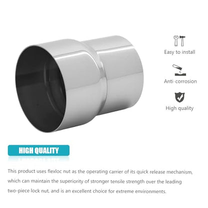 Universal 3" OD to 3.5" OD Exhaust Pipe Adapter Connector Reducer 304 Stainless Steel 3 Inch to 3.5 Inch 3” OD to 3 1/2” OD kit - size: 3" OD to 3.5" OD