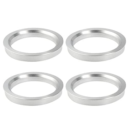 X AUTOHAUX 4pcs OD 72.6mm to ID 58.1mm Aluminium Alloy Hub Centric Rings - size: 58.1mm