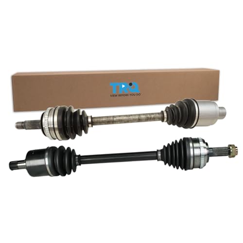 TRQ Front Driver and Passenger Side CV Axle Assembly Set 2 Piece - style: CSA78350