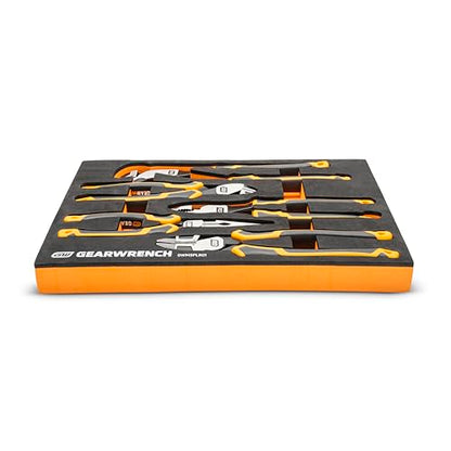 GEARWRENCH 5 Piece Pitbull Pliers Set in Foam Storage Tray| GWMSPLR01