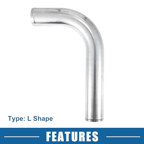 90 Degree L Bend Elbow Intercooler Pipe 2.5in OD 63mm - size: 63MM/2.5INCH OD