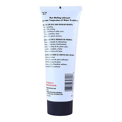 AGS Automotive Solutions SIL-Glyde Brake Lubricant – 8 oz Tube, Heat Resistant, Rust & Corrosion Protection, Moisture-Proof Brake Grease (Pack of 2) - size: 8oz (Pack of 2)