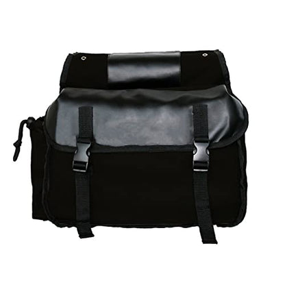 Shkalacar Saddlebag Panniers Bag Saddlebag Side Tool Bags Motorbike Large Capacity Saddle Bag Waterproof Panniers Box Side Tools Bag Pouch Cycling Luggage Bag Riding Saddlebag with 2 Side Pockets - color: Black