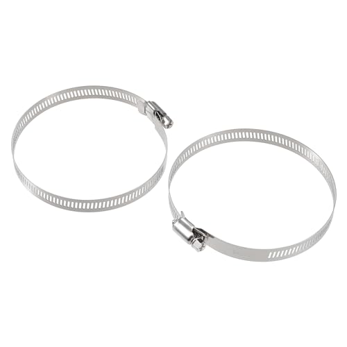 X AUTOHAUX OD 4" 102mm Length 3" 76mm Aluminum Alloy Tube Intercooler Pipe Straight Air Intake Tube with 2 Clamps Silver Tone for Car - size: OD 4"(102mm)