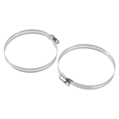 X AUTOHAUX OD 4" 102mm Length 3" 76mm Aluminum Alloy Tube Intercooler Pipe Straight Air Intake Tube with 2 Clamps Silver Tone for Car - size: OD 4"(102mm)