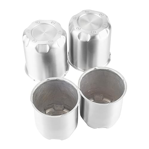 4Pcs 3.27" OD 3.72" H Gear Style Trailer Wheel Center Caps for Rim - size: 3.27" OD 3.72" H