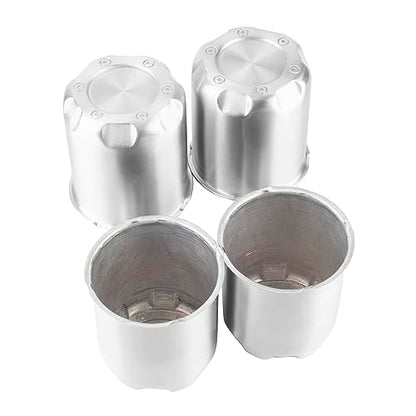 4Pcs 3.27" OD 3.72" H Gear Style Trailer Wheel Center Caps for Rim - size: 3.27" OD 3.72" H