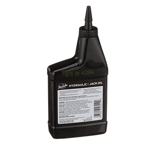 Sta-Lube Hydraulic & Jack Oil SL2621 - 15 Fl. Oz., Anti-Foam, Anti-Rust 20W Non-Detergent Oil, Amber