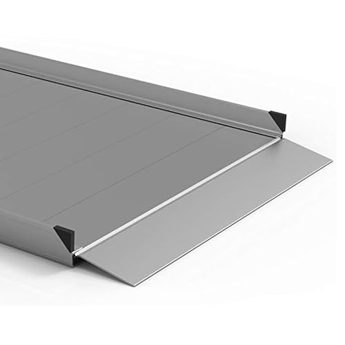EZ-ACCESS - Aluminum Portable Wheelchair Ramp - Heavy Duty Mobility Device, Handicap Ramp with Textured Surface for Steps, and Self-Adjusting Bottom Transition Plates - 3G 5-Foot - size: 60 Inch (Pack of 1), style: Ramp Only