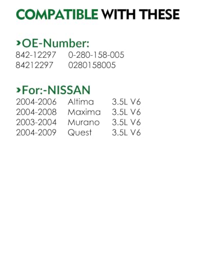 0280158005 3.5L V6 Fuel Injectors for:-Nissan Altima 2004-2006 - size: 0280158005(6)