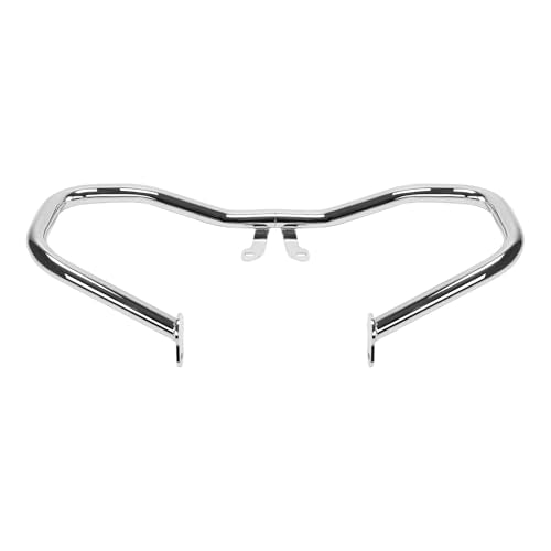 TCT-MOTORPARTS Chopped Engine Guard Crash Bar Fit for Harley Touring Road King, Street Glide, Electra Glide Standard 2014-2024 - color: Chrome