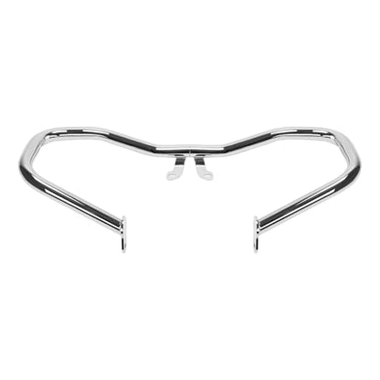TCT-MOTORPARTS Chopped Engine Guard Crash Bar Fit for Harley Touring Road King, Street Glide, Electra Glide Standard 2014-2024 - color: Chrome