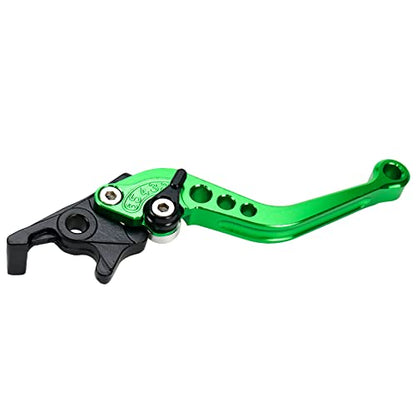 Modengzhe 2PCS Universal Motorbike Clutch Brake Handle Levers (Green)
