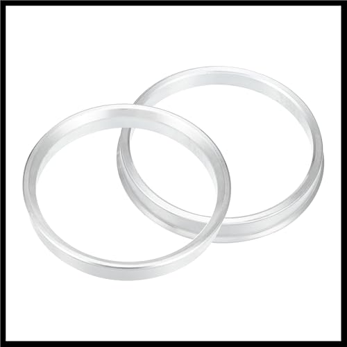 4pcs OD 74.1mm to ID 66.9mm Aluminum Alloy Car Auto Hub Centric Rings Wheel Bore Center Spacer Replacement Durable Material