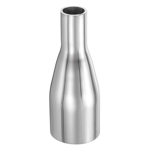 PATIKIL Concentric Reducer Pipe Fitting, 1-1/2"(38mm) to 3/4"(19mm) OD 304 Stainless Steel Butt Weld Tube Long Reducer Exhaust Pipe for Food Beverage HVAC Plumbing, Silver - size: 1-1/2" to 3/4" OD
