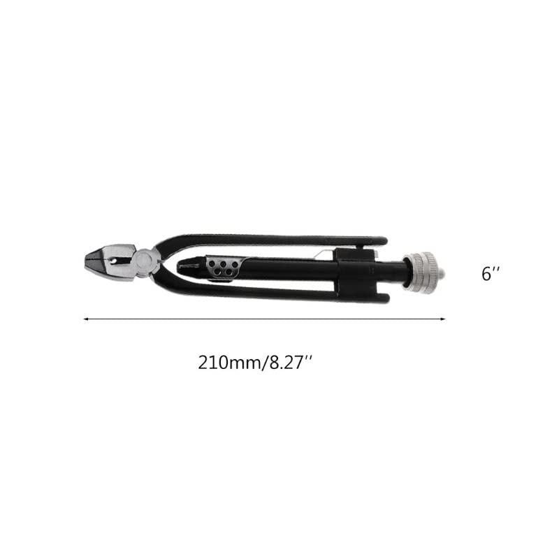 6" Reversible Safety Wire Twist Pliers, Aircraft Wire Pliers Aviation Reversible Wire Twister Tool Industry Grade Electrical Pliers Auto Lock Fuse Pliers