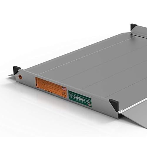 EZ-ACCESS - Portable Wheelchair Ramp and Aluminum Ramp with Handrails - Heavy Duty Mobility Device, Handicap Ramp with Solid Surface for Steps and Handrails for Transport and Storage - 3G 3-Foot - size: 36 Inch (Pack of 1), style: Ramp Only