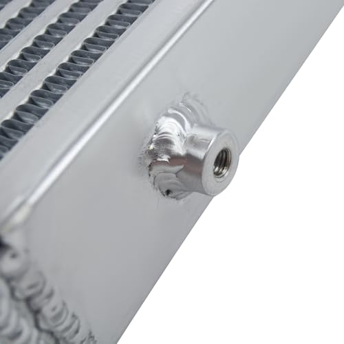 Universal Intercooler 25''x13''x3.3" Front Mount Intercooler 3'' Inlet and Outlet Aluminum Turbo Intercooler Direct Replacement for Any Turbo Charger system - size: 25''x13''x3.3" 3''