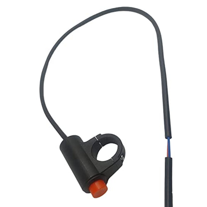 RAYANA 7/8" 22mm Motorcycle Handlebar Push Button Switch Horn, Stop/Start, Kill, Flameout Switch (Momentary Action)