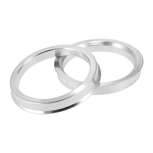 X AUTOHAUX 4pcs Aluminium Alloy Hub Centric Rings Wheel Center Spacer - size: 60.1mm