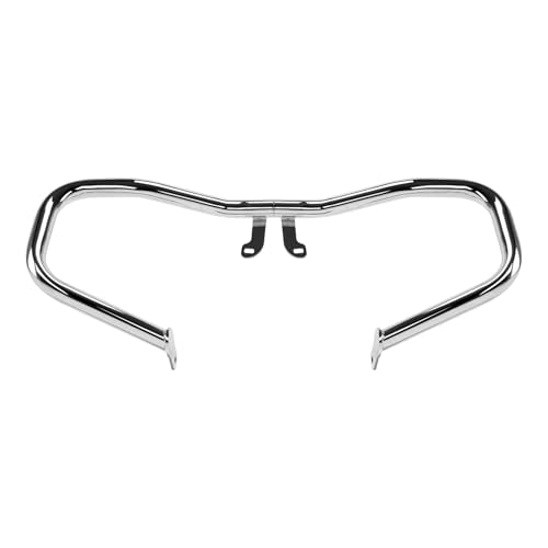TCT-MOTORPARTS Chopped Engine Guard Crash Bar Fit for Harley Touring Road King, Street Glide, Electra Glide Standard 2014-2024 - color: Chrome