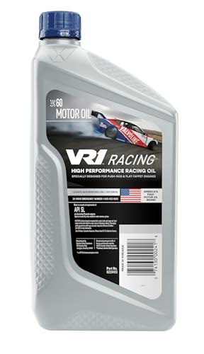 Valvoline VR1 Racing SAE 60 Motor Oil 1 QT, Case of 6 - size: 1 QT, Case of 6, style: VR1