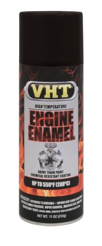 VHT Engine Enamel, Satin, GM Black, 11 oz - color: GM Black, size: 11 Ounce (Pack of 1), style: Coating