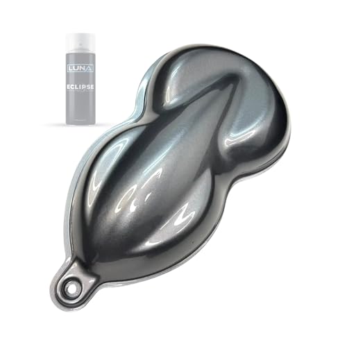 Hyper Silver Metallic Spray Paint (Aerosol) – Professional Midcoat Finish for Rims & Automotive Custom Paint – Luna Eclipse - color: Aerosol