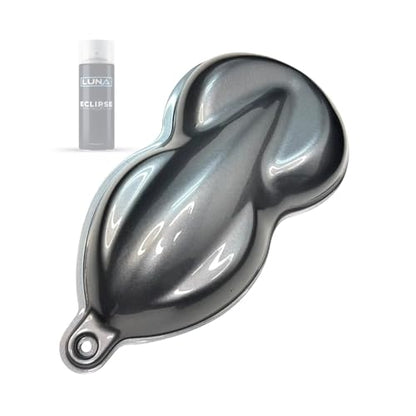 Hyper Silver Metallic Spray Paint (Aerosol) – Professional Midcoat Finish for Rims & Automotive Custom Paint – Luna Eclipse - color: Aerosol