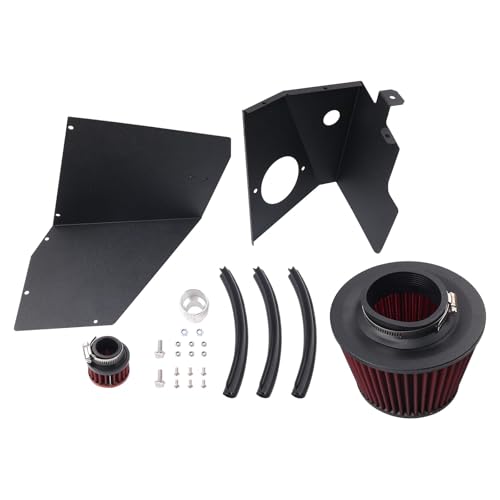 Cold Air Intake Compatible with 2000-2006 Audi TT 8N / 1999-2006 VW GTI MK4 / 1999-2005 VW Jetta MK4 / 1999-2005 VW Jetta GLI MK4, Heat - Resistant Aluminum Pipe, High - Flow Filter