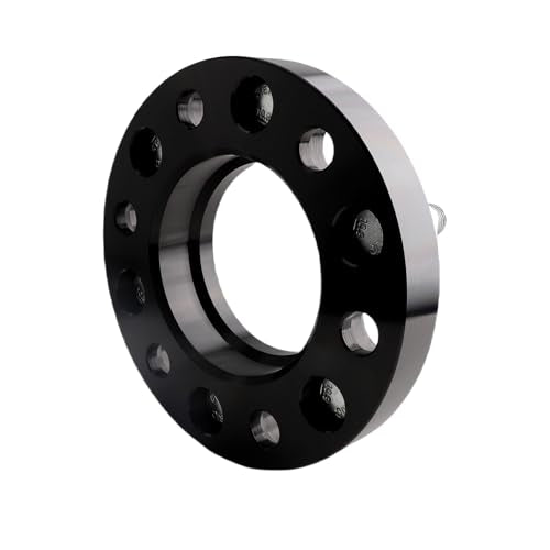4pcs 1" 6x5.5 Hub Centric Wheel Spacers 6X139.7 95.2mm Bore 14X1.5 Studs Copatible for Toyota Tacoma 2024-2026, 2022-2026 Tundra,2023-2026 Sequoia,2021-2026 LX600,2023-2026 GX550 Black