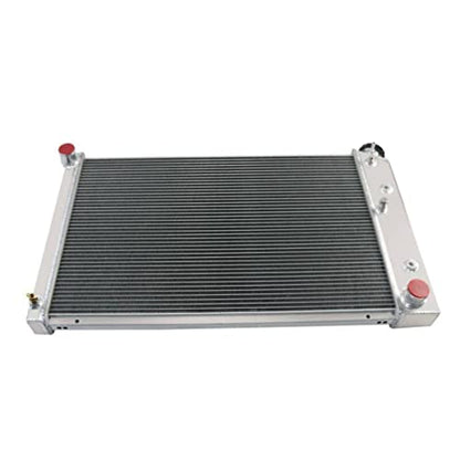 4 Row Radiator For Chevy Camaro Monte Carlo G-Body GMC 1970-1981 - size: 4 Row Radiator+CNC 1.3Bar Cap