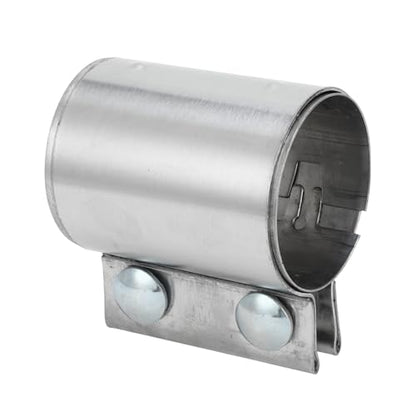 Exhaust Pipe Clamp/Exhaust Muffler Tube Joint for Car Truck/Durable Stainless Steel 2.36" 87mm / 1 Pc Silver Tone - size: 2.36''