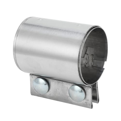 Exhaust Pipe Clamp/Exhaust Muffler Tube Joint for Car Truck/Durable Stainless Steel 2.36" 87mm / 1 Pc Silver Tone - size: 2.36''