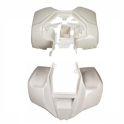RedCap ATV Front & Rear Body Fender Kit for 150cc 250cc Kazuma Dingo Lacoste Panda Compatible with Kazuma 150cc 250cc RedCat Roketa SunL TaoTao Coolster Baja Chinese ATV Quad - color: White