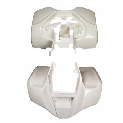 RedCap ATV Front & Rear Body Fender Kit for 150cc 250cc Kazuma Dingo Lacoste Panda Compatible with Kazuma 150cc 250cc RedCat Roketa SunL TaoTao Coolster Baja Chinese ATV Quad - color: White